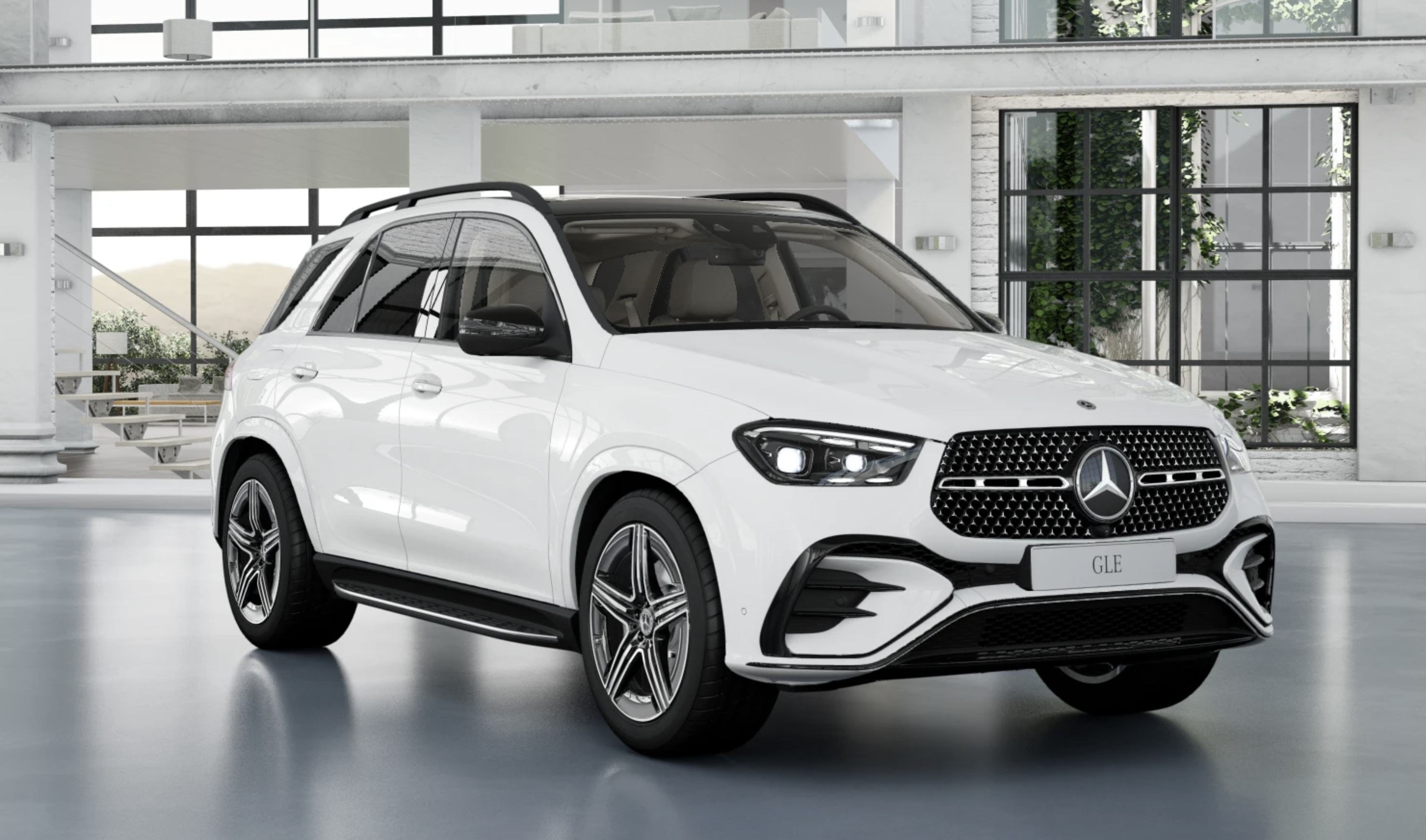 Mercedes GLE 450d 4matic AMG | facelift | nové auto skladem | naftové luxusní SUV | bílá a béžovou kůží | skvělá výbava | super cena | VIP sleva | nové české auto skladem | ihned k předání | nákup online | AUTOiBUY.com